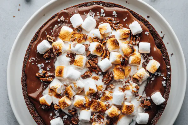 Marshmallow Pecan Fudge Twist