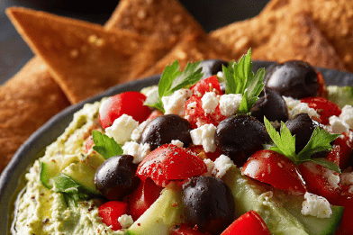 Mediterranean Avocado Dip