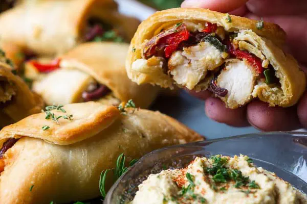 Mediterranean Chicken Crescents