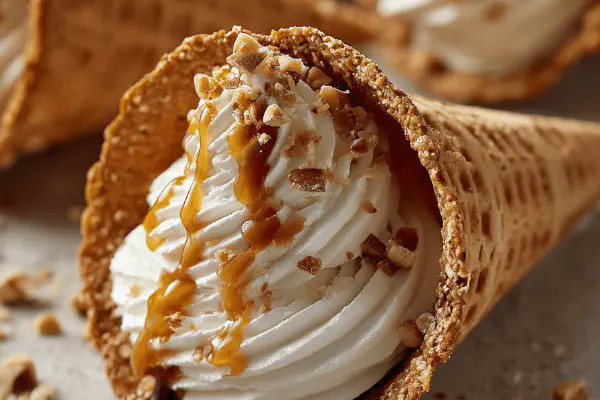 Mini-Caramel Cornets