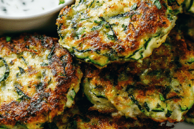 Minty Zucchini Fritters