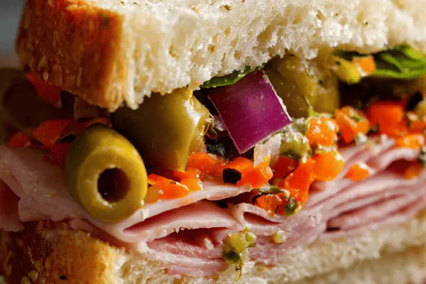 Modified Muffuletta Sandwich