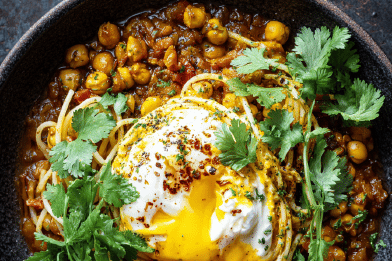 Moroccan Lentil Chickpea Stew