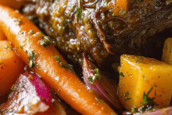 Mustard-Crusted Lamb Shoulder