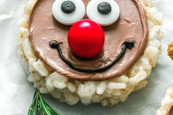 Nutty Reindeer Rice Cakes