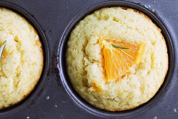 Olive Oil Orange Rosemary Muffins