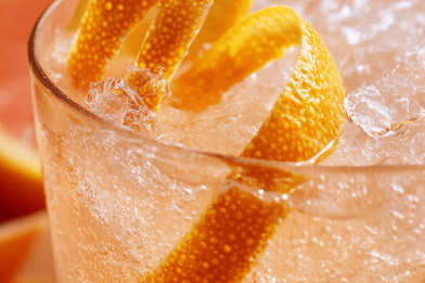 Orange-Port Splash on Ice