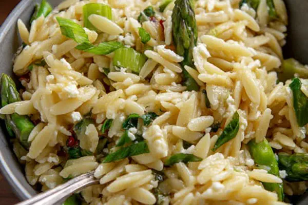 Orzo Salad Goat Cheese