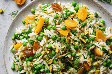 Orzo Salad Peas Apricot