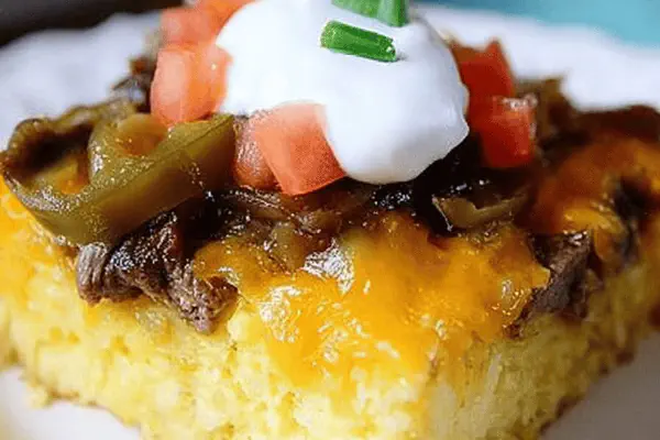 Oven-Baked Steak Hash Omelet