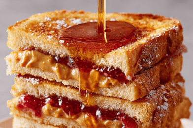 Peanut Butter Jam French Toast Sandwiches