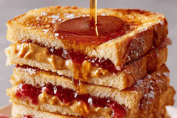 Peanut Butter Jam French Toast Sandwiches