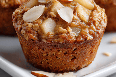 Pear Almond Muffins