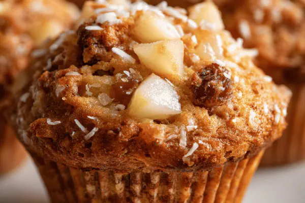 Pear and Date Muffins