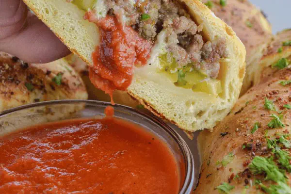 Peperoncini Sausage Stromboli