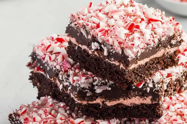 Peppermint Chocolate Brownies
