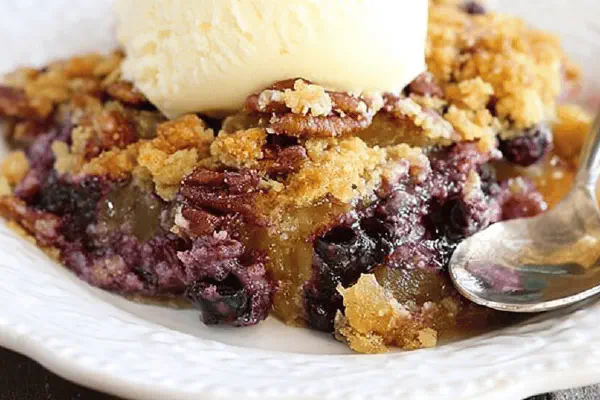 Blueberry Angel Food Trifle