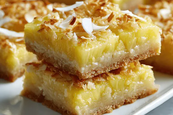 Pineapple Coconut Bars