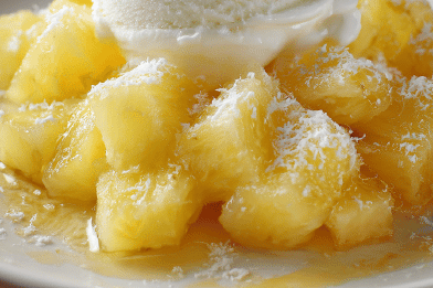 Pineapple Lime Basil Shaved Ice