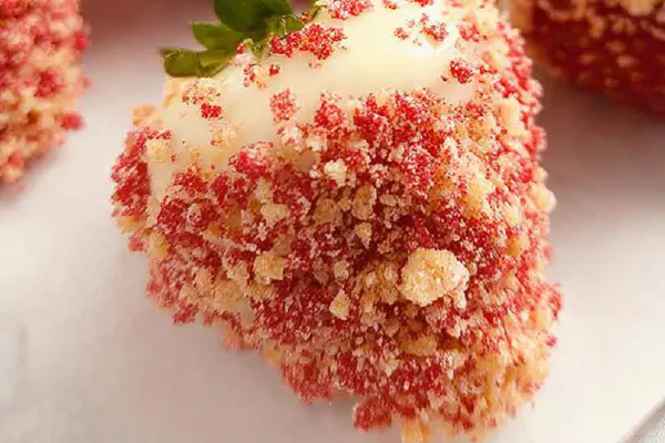 Pink Chocolate Strawberries