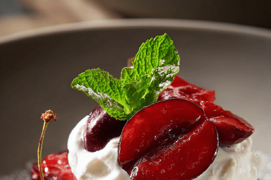 Plum Cherry Shortcakes Reimagined