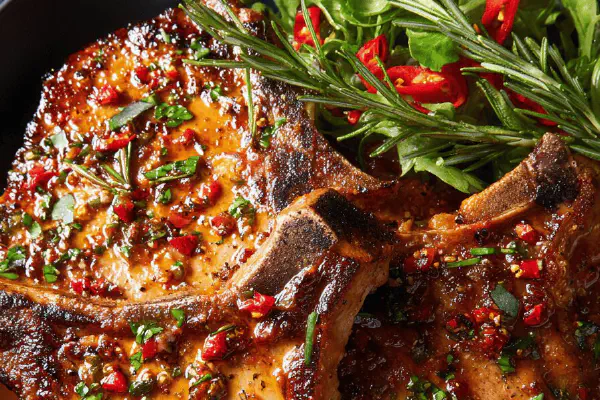 Pork Chops Citrus Fennel