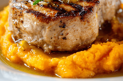 Pork Filets with Mango Chutney