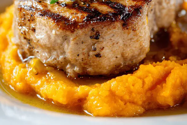 Grilled Corn Slaw Pork Medallions