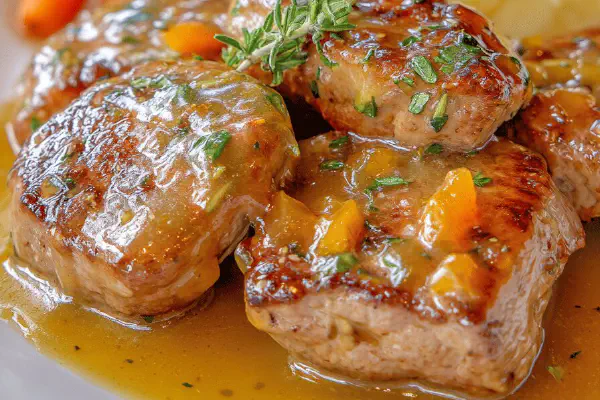 Pork Medallions Tangerine Glaze