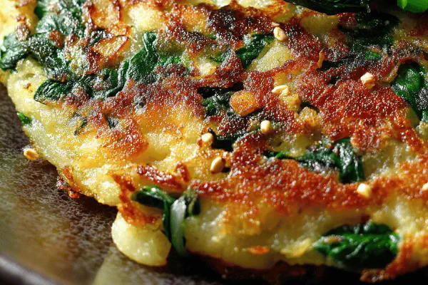 Potato Spinach Rösti