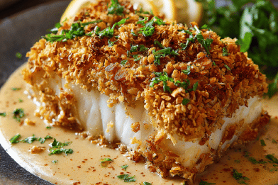 Pretzel-Crusted Fish