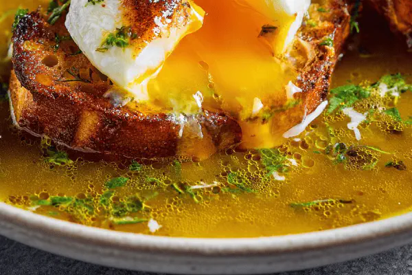 Provencal Garlic Egg Soup