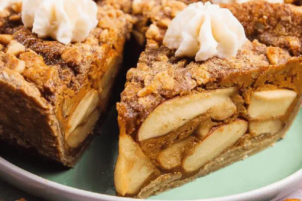 Pumpkin Apple Pecan Pie