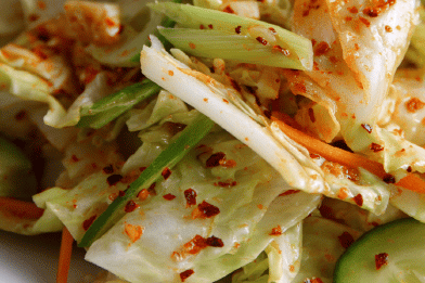 Quick Pickled Kimchi Salad