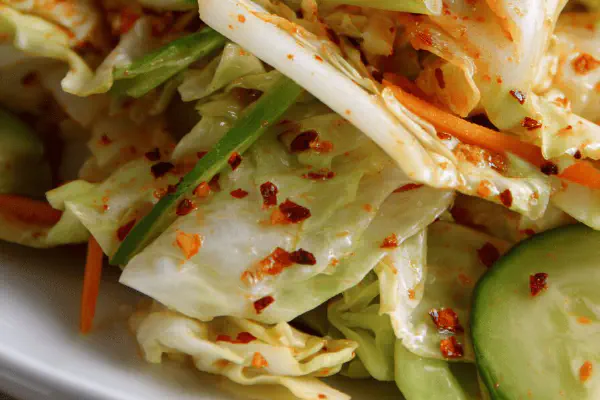 Quick Pickled Kimchi Salad