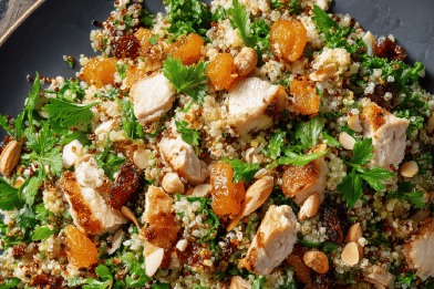 Quinoa Chicken Apricot Salad