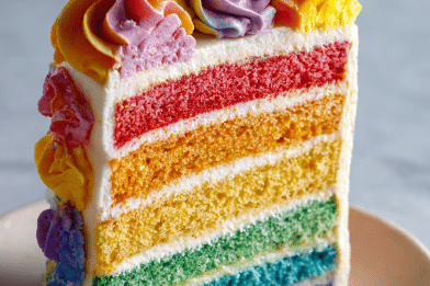 Rainbow Layer Cake