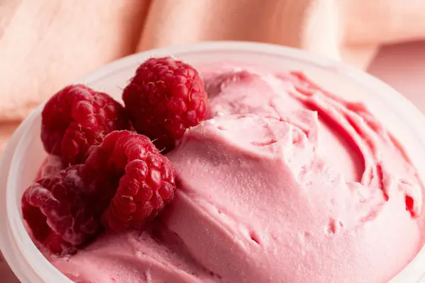 Raspberry Yogurt Sherbet