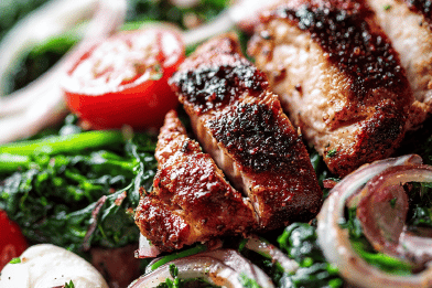 Red Bean Rapini Chicken Salad