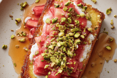Rhubarb Almond Bostocks Remix