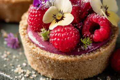Rhubarb Raspberry Tartelettes