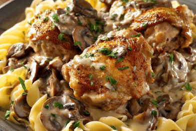 Riesling Chicken Thighs