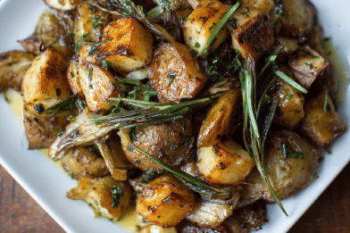 Roasted Jerusalem Artichokes Twist