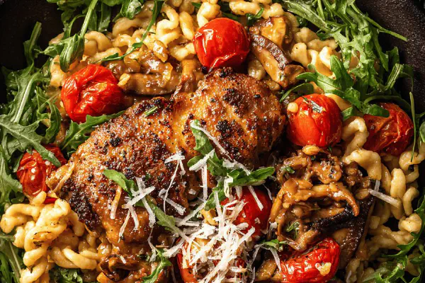 Rocket Chicken Spätzle