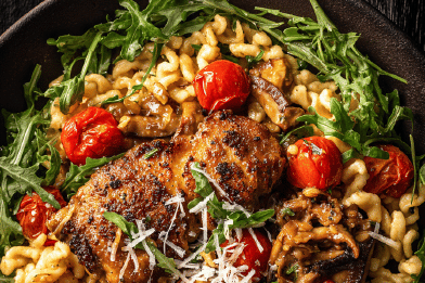 Rocket Chicken Spätzle
