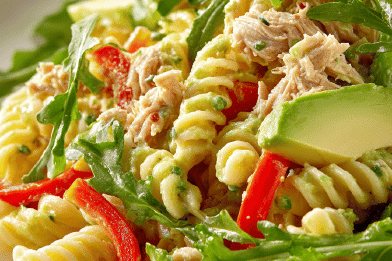 Rotini Tuna Avocado Salad