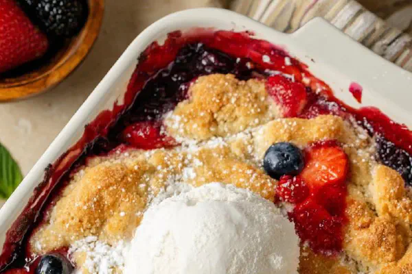 Rustic Berry Cobbler