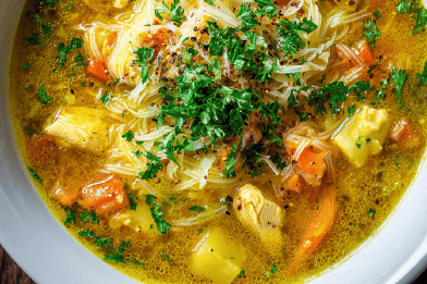 Rustic Chicken Noodle Soup