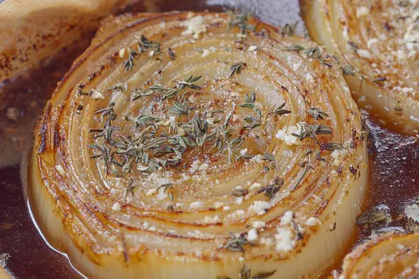 Rustic French Baked Onions