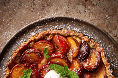 Rustic Stone Fruit Tart